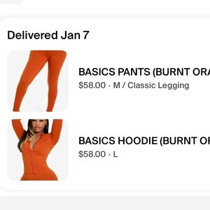 Body by Raven Basics New Burnt Orange